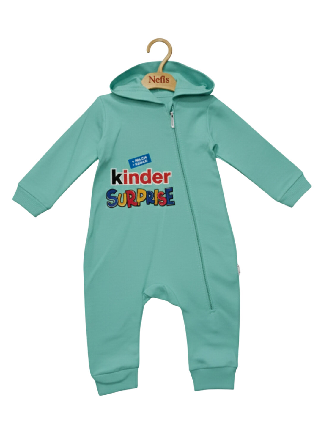 Боди, размер 68, бирюзовый — фото 1