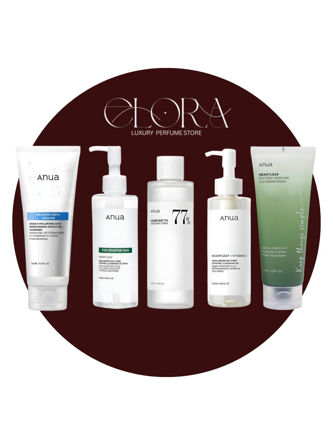 Набор комплексного ухода за лицом Anua Heartleaf 5 этапов
