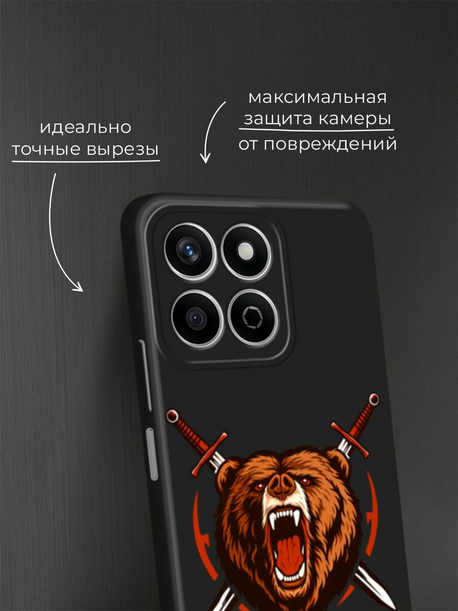 Чехол на Хонор X7C черный — фото 1