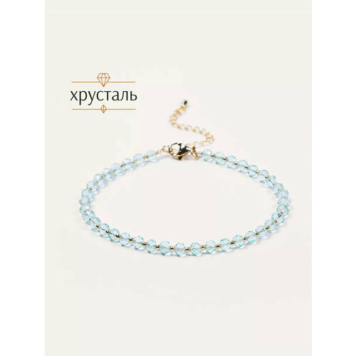 фото Браслет на ногу brandlove, длина 21 см, голубой