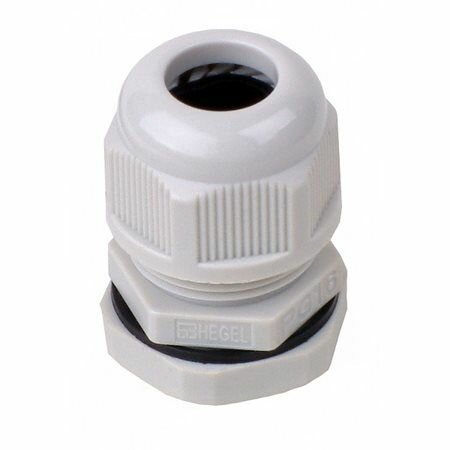 Ввод кабельный (сальник) PG-13.5, Диаметр кабеля 6.12мм (уп.15шт) IP68 Hegel