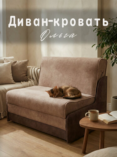 Изображение товара Диван-кровать раскладной Ольга 100 БП 88-89