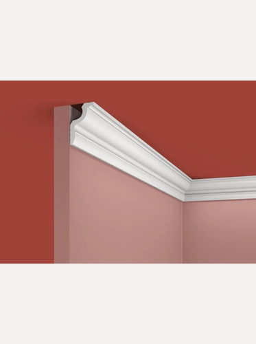 Изображение товара Карниз 7шт, плинтус потолочный 45х30х1750мм Экополимер EVROPLINT VR522