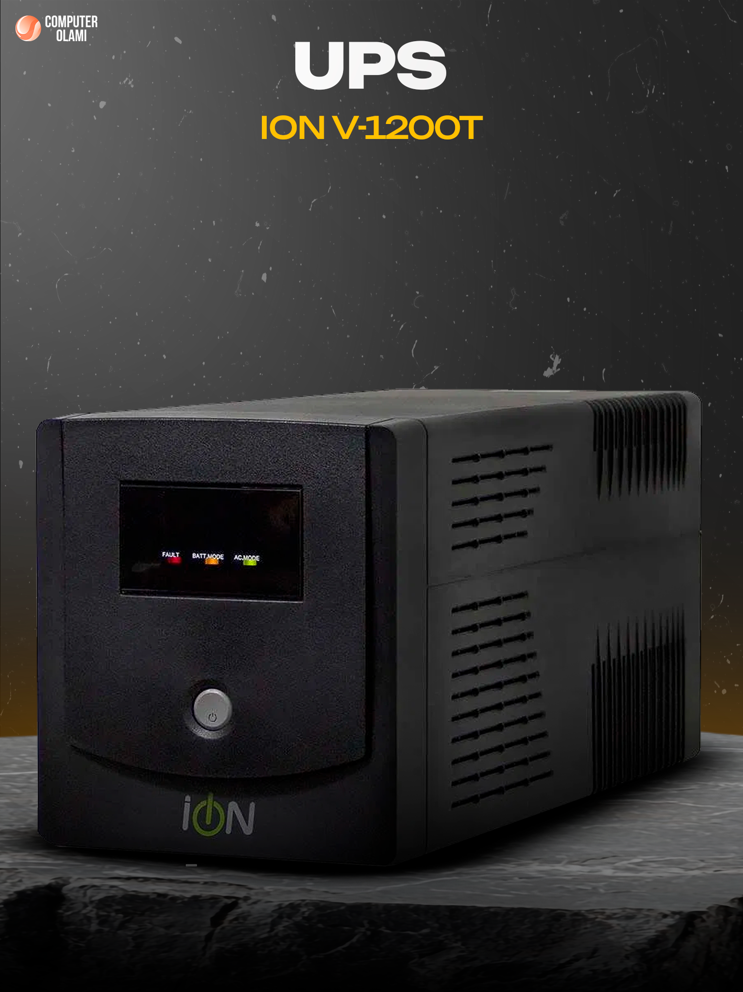ION V-1200T — ИБП мощностью 1200VA для защиты ПК и офисной техники от перебоев электропитания.