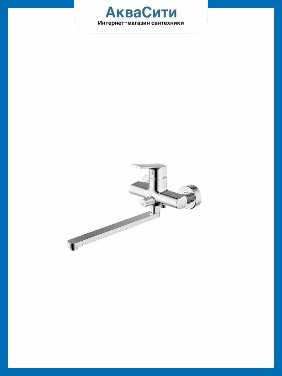 Смеситель для ванны c длинным изливом Bravat Real (F6121179CP-01L)