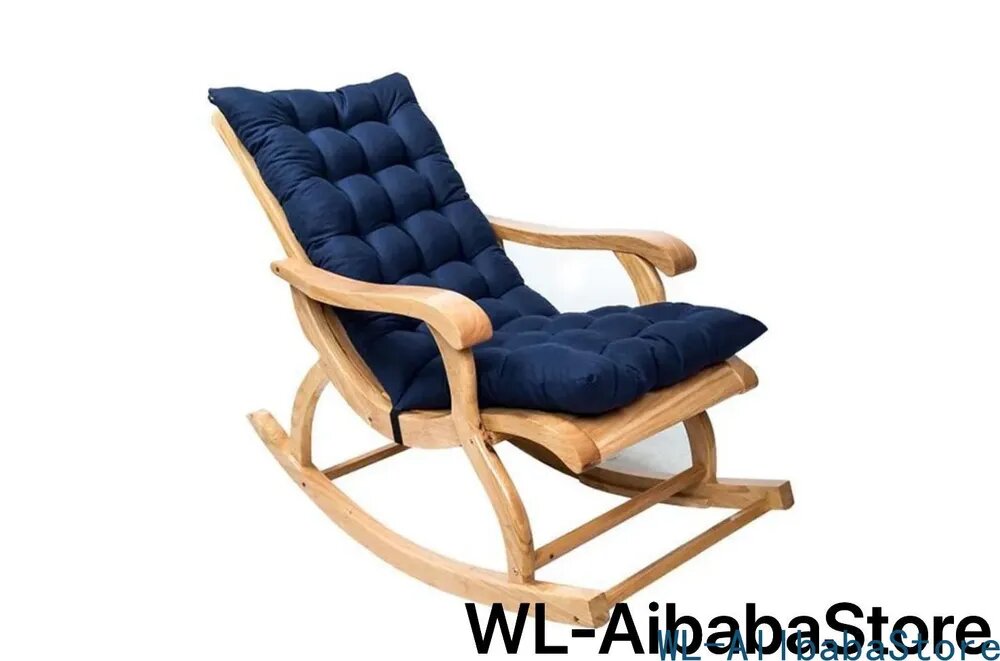 Подушка на стул Yuyuany 50x120 см синий, файбер, толстая, для комфорта и долговечности
