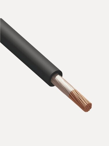 Изображение товара Сварочный кабель Профессионал кгтп 2 метра, диаметр 10 мм, медный провод для сварочного оборудования, ГОСТ, артикул 2521