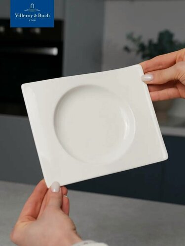 Изображение товара Бульонное блюдце 18х15 см, NewWave, Villeroy & Boch, Премиум-Фарфор