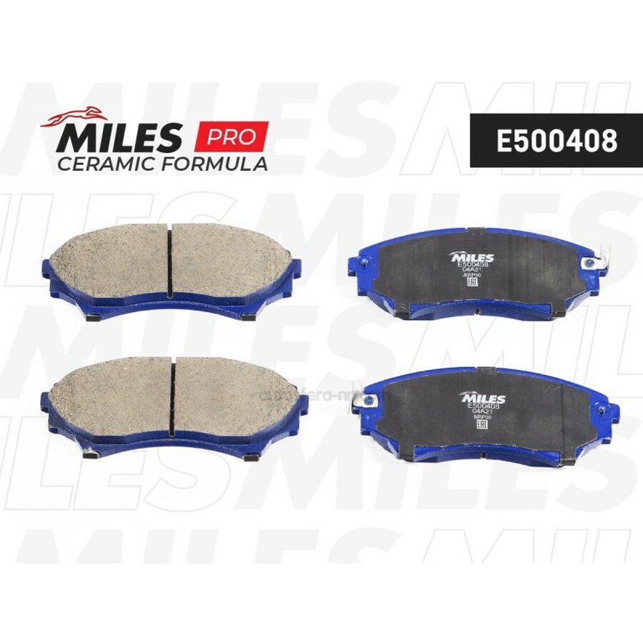 MILES E500408 Колодки тормозные FORD RANGER 99-/MAZDA B-SERIE 99-/BT-50 06- пер. Ceramic PRO