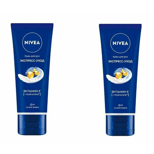 фото Nivea крем для рук экспресс-уход витамин е, 50 мл, 2 шт