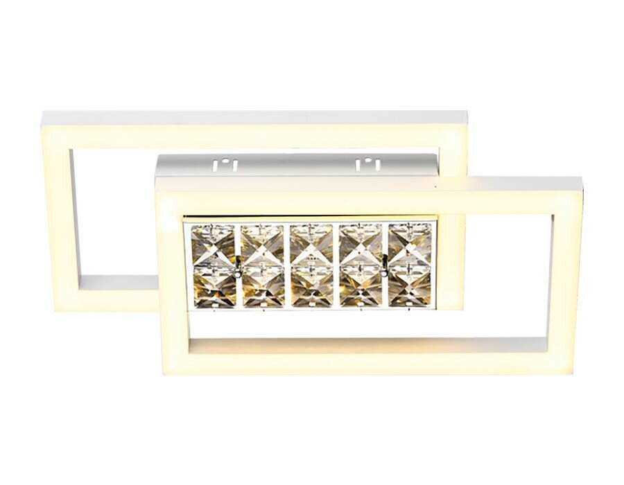 Настенно-потолочный светодиодный светильник, LED 15W 3000K 380*200*85 (Без ПДУ), белый