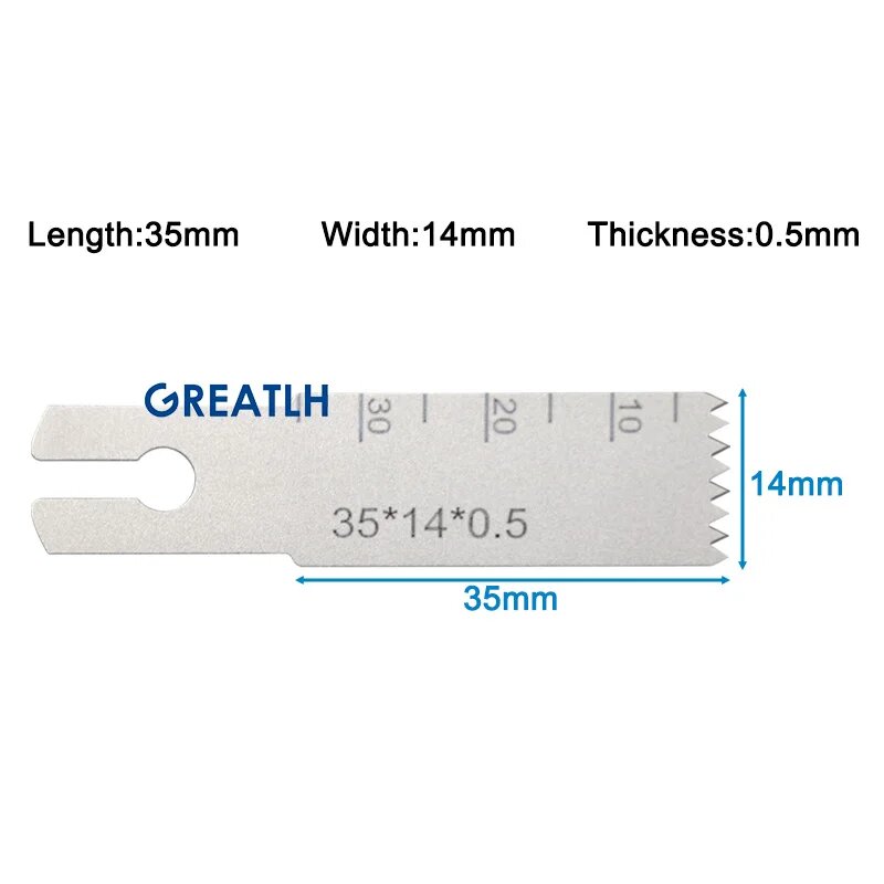 Лезвие для костной пилы GREATLH 35x14x0.5 мм