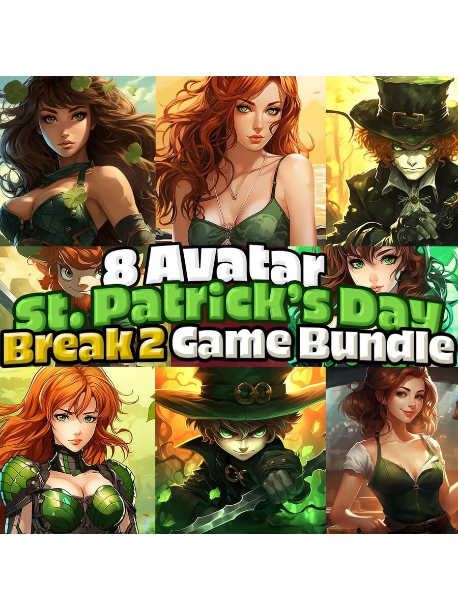 8 Avatar Saint Patrick’s Day Break 2 Game Bundle PS5