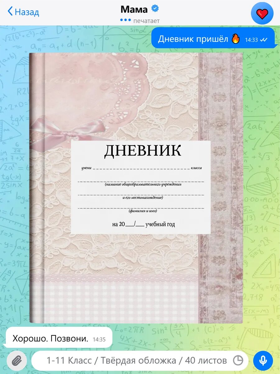 Школьный дневник с принтом y2k pinterest