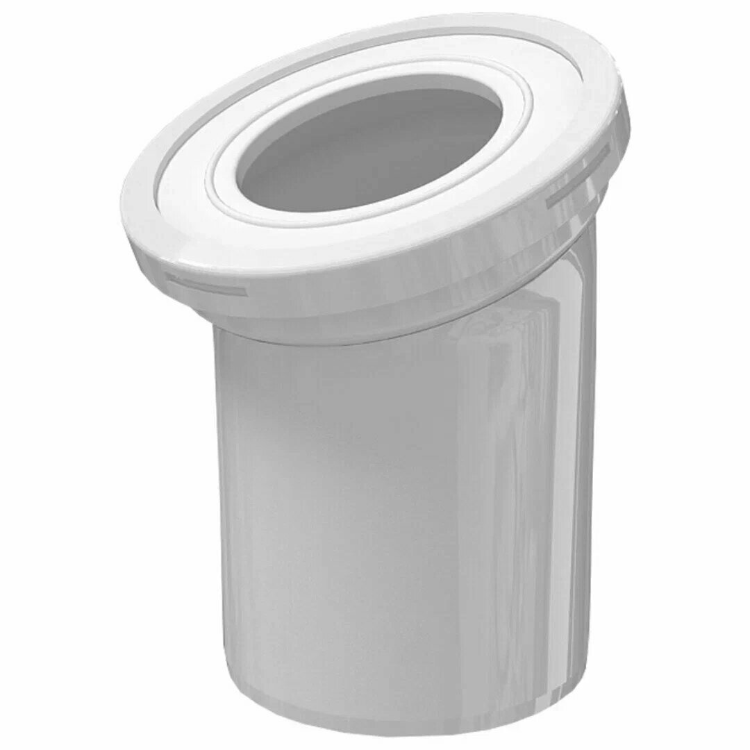 Труба фановая АНИ Пласт W2220 для унитаза 110мм белый полипропилен