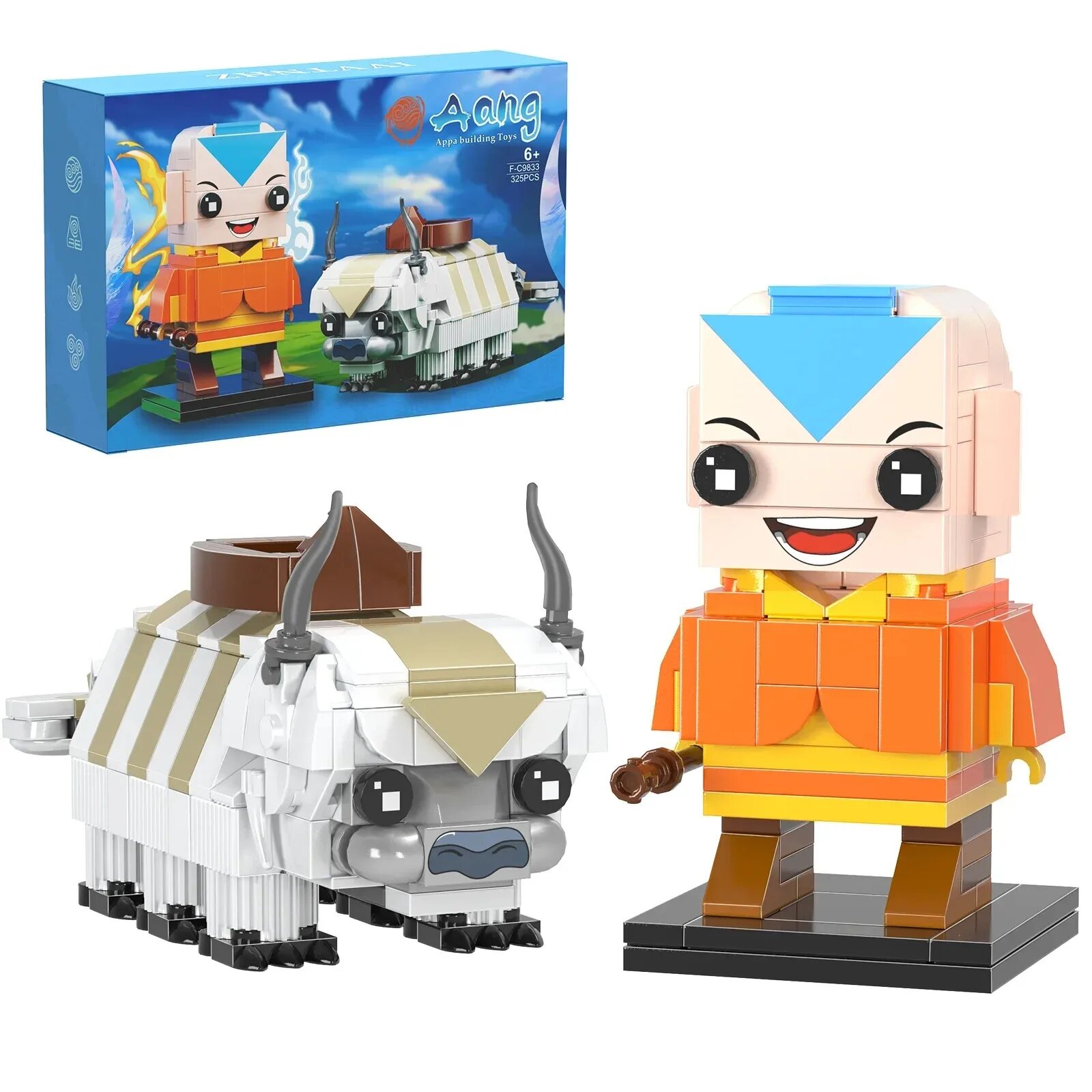 Набор строительных блоков Avatar: The Last Airbender Аанг Момо Аппа