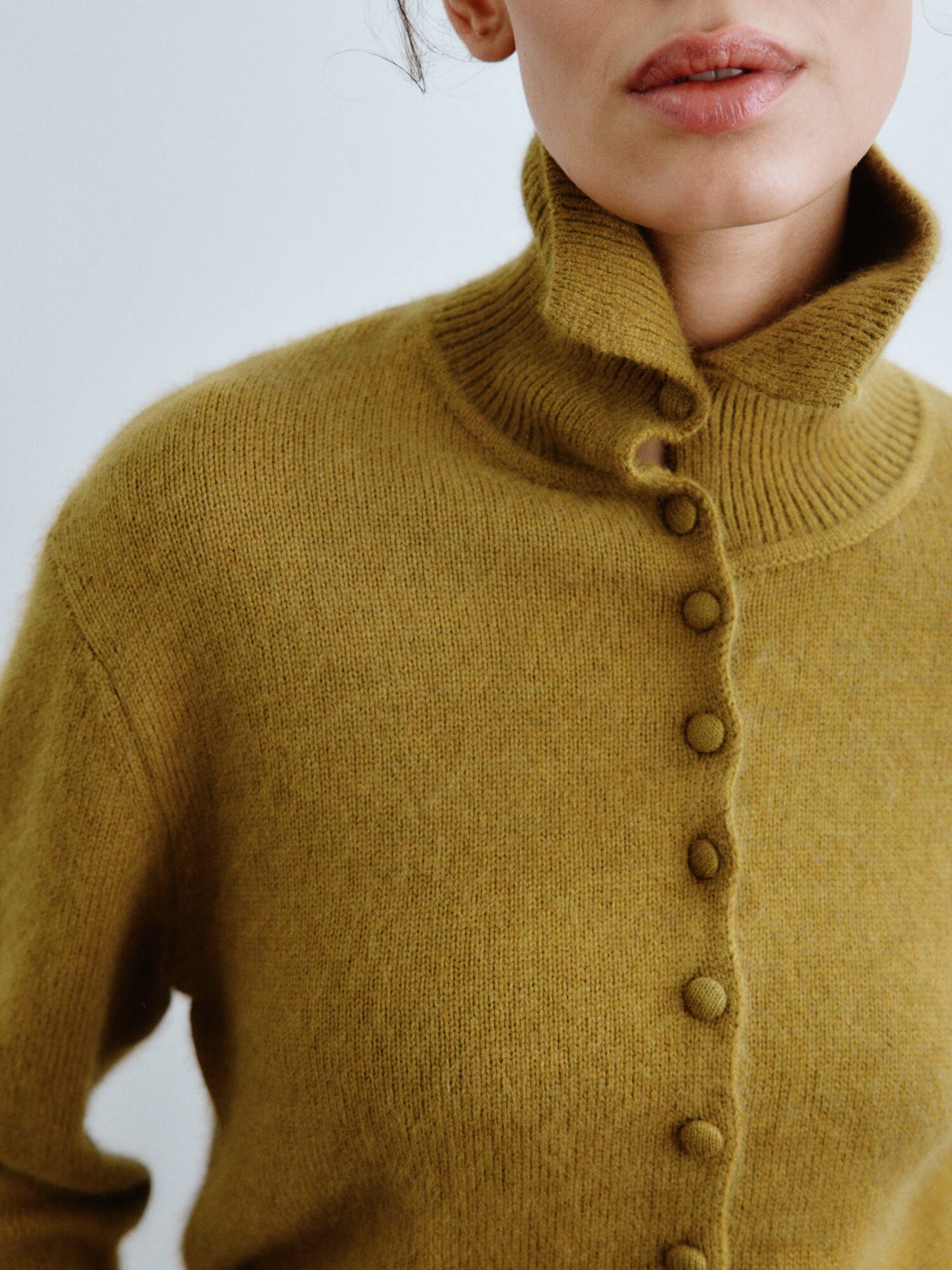 Кардиган Sela, размер 46, темно-оливковый — фото 1