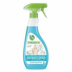 Средство для мытья стекол Synergetic Океанский бриз 500 мл с триггером