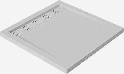 Изображение товара Поддон для душа BelBagno Due TRAY-BB-DUE A-100-4-W0 100х100 с сифоном