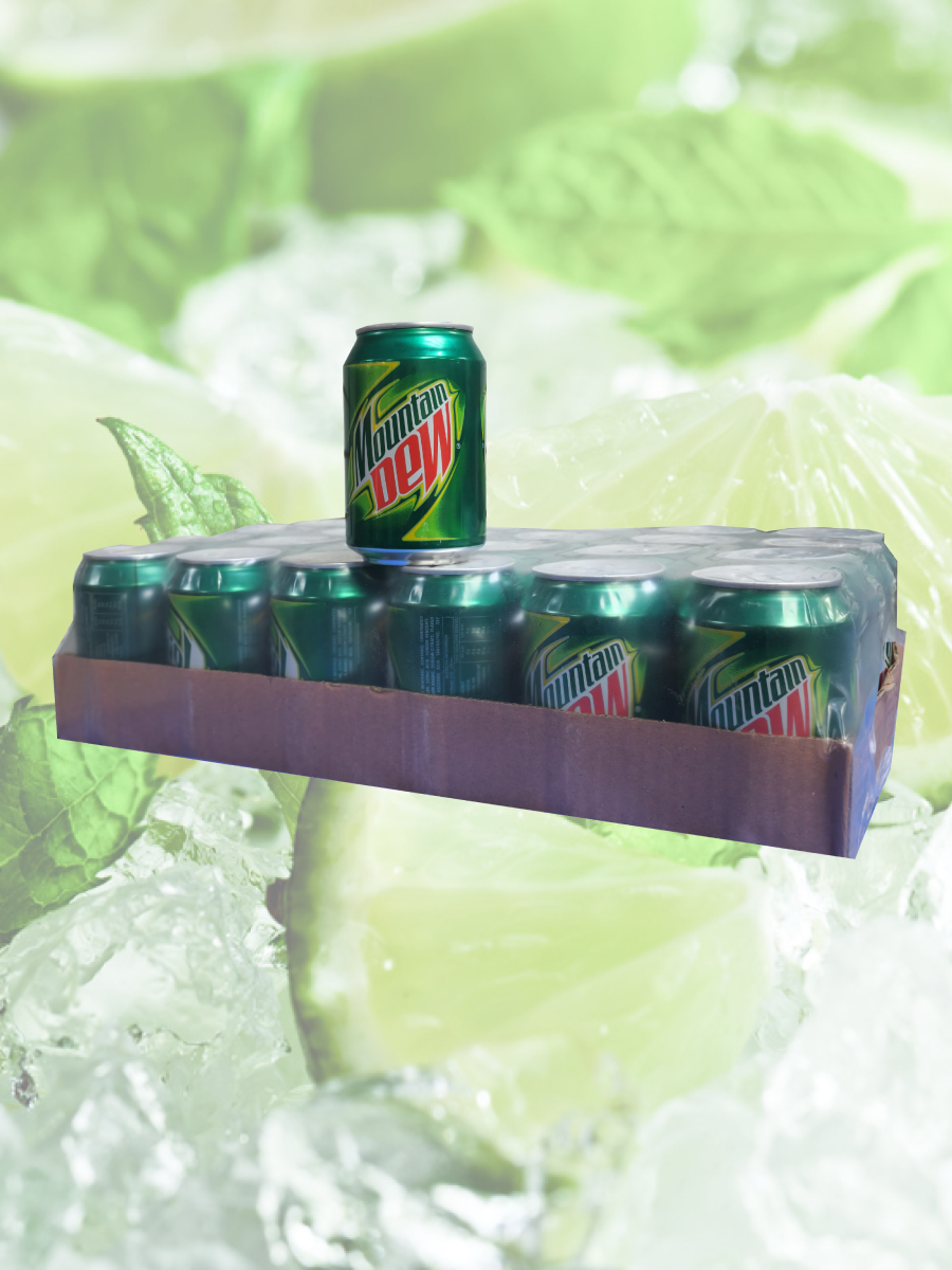 Mountain Dew напиток сильногазированный / Маунтин Дью (Афганистан) 300 мл, 24 шт. — фото 1
