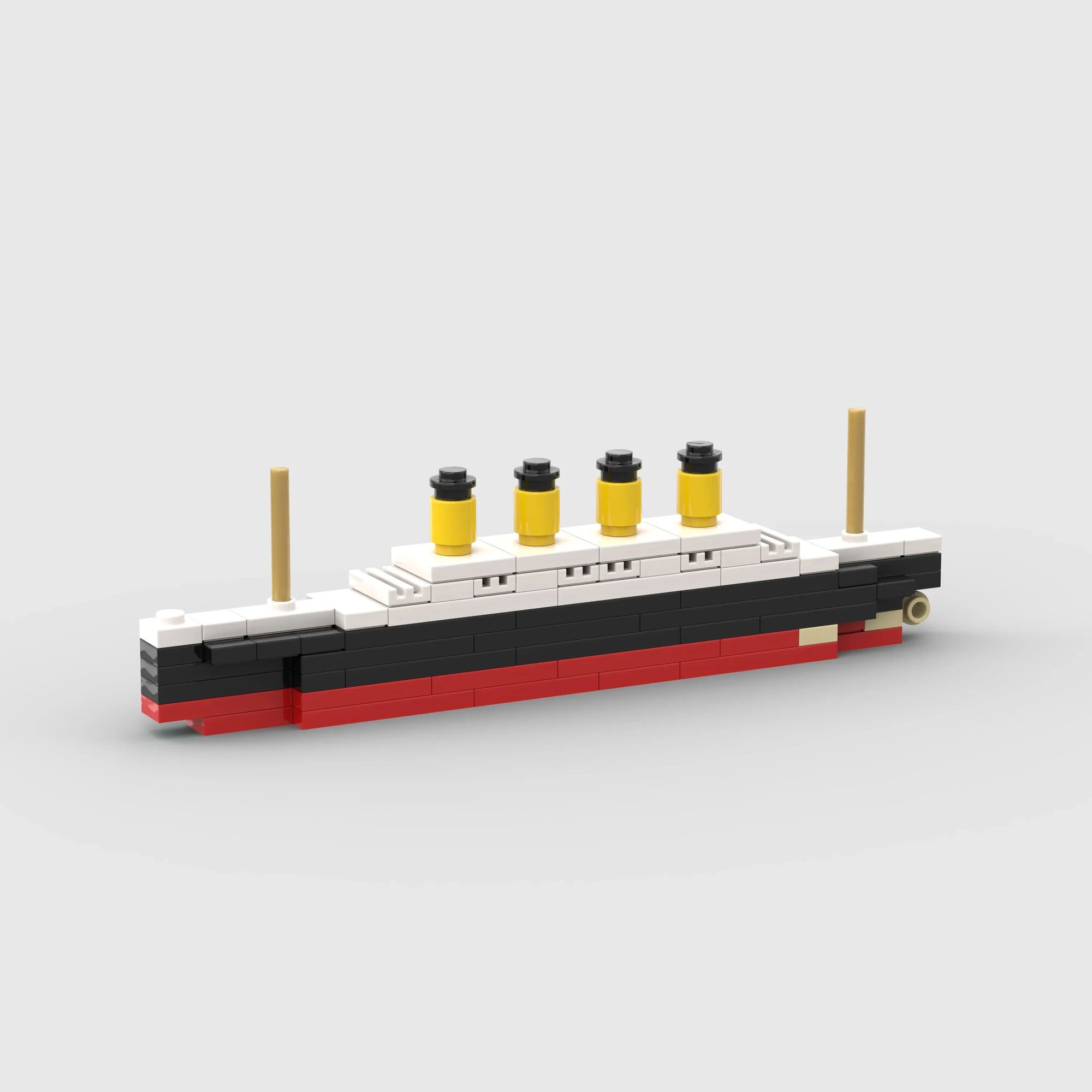 Детская головоломка Moc Boat Building Block Toy