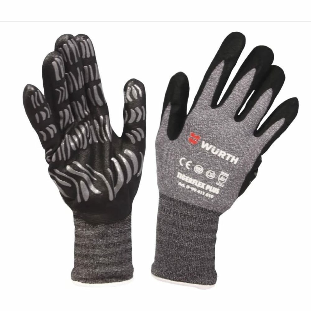 Нитриловые перчатки Wurth TIGERFLEX PLUS