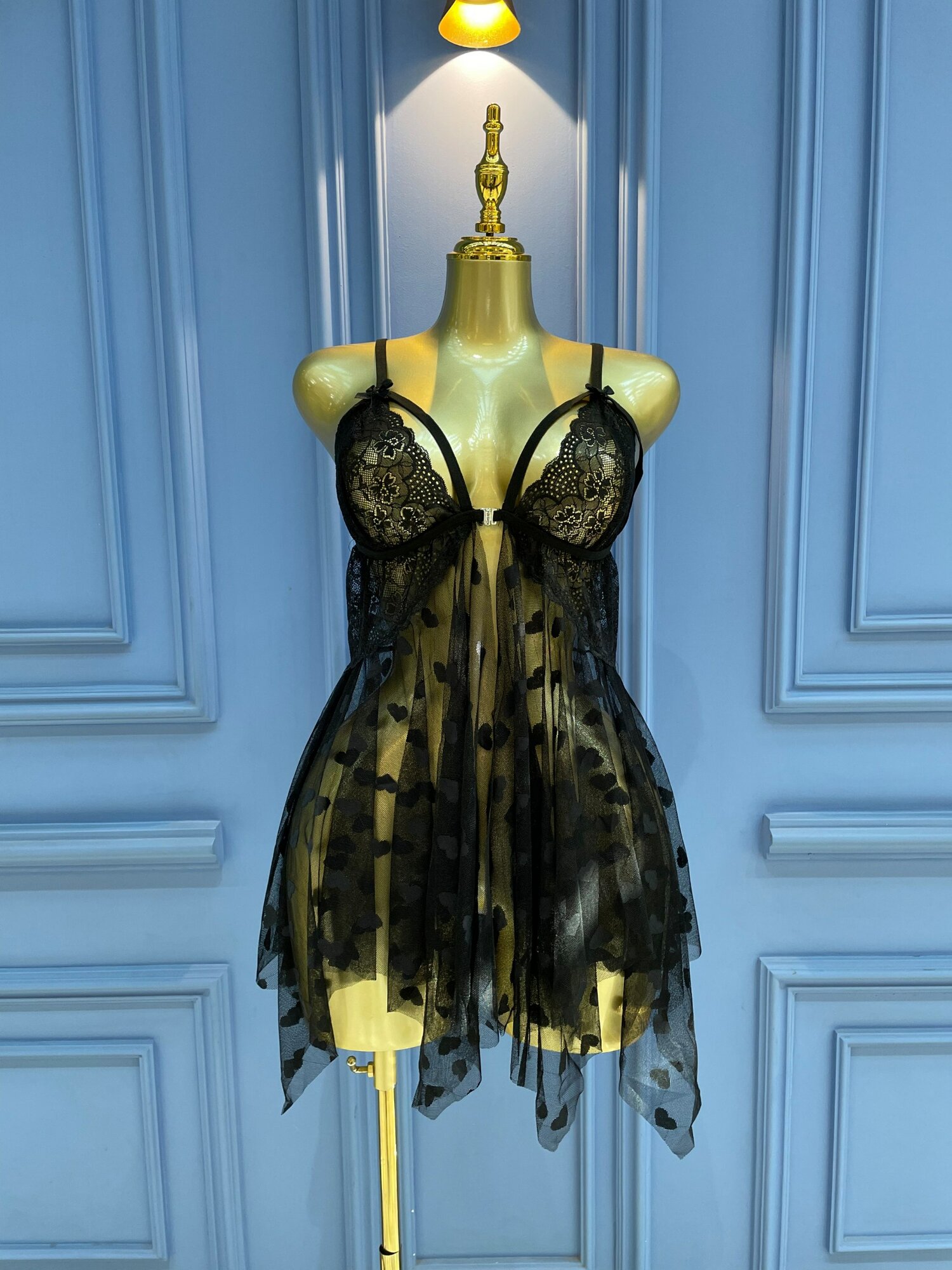 Пеньюар  1, размер standart, черная