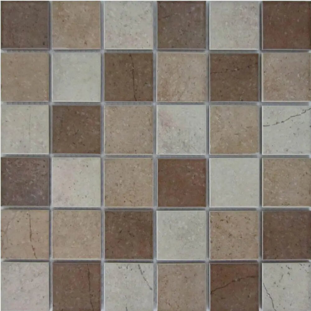 Креафорта мозаика керамическая 300x300x5мм цвет бежево-коричневый