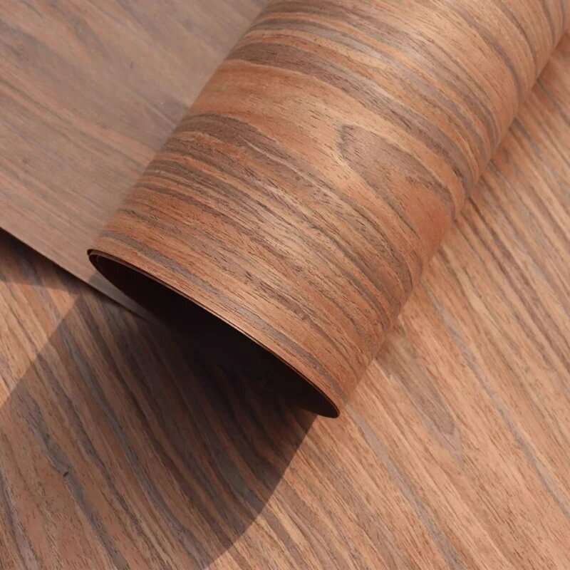 Технология шпона черного ореха дуб черное дерево шпон мебель для скрипки листы шпона L: 25 метра x 58 см T: 02 мм панели из шпона дерева 0.2mm Коричневый