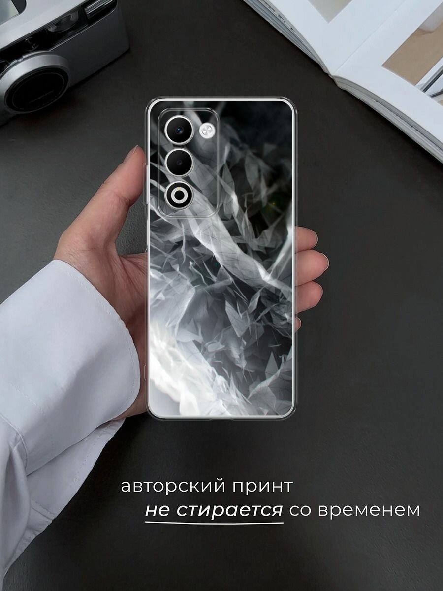 Чехол на Oppo A5 (2025) Global/A5i Pro / Оппо A5 (2025) Глобал/A5i Про с принтом "Абстракция 9" — фото 1