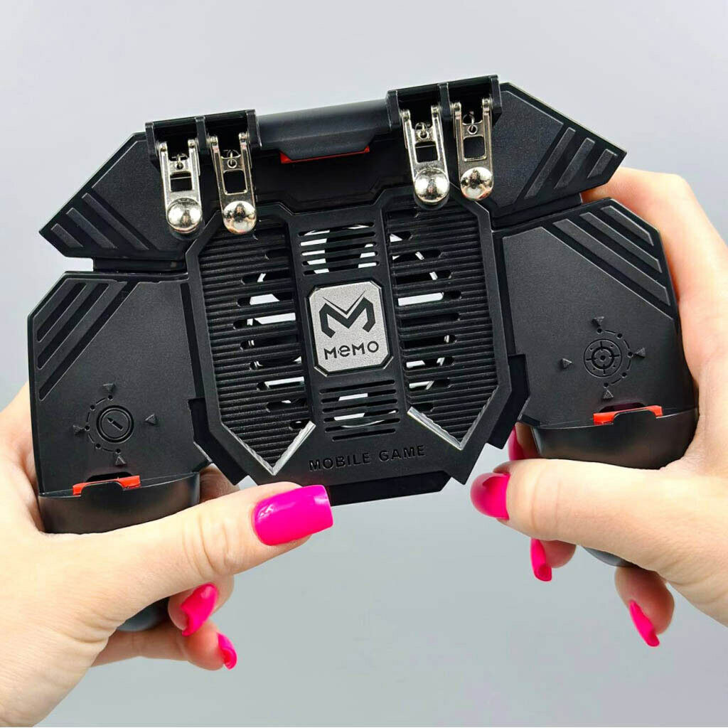 Геймпад MEMO AK-77 с охлаждением Power Bank 1200 мА·ч для Android iOS