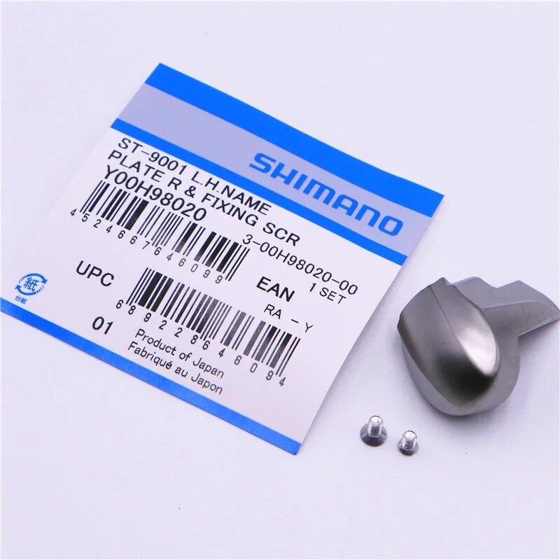 Shimano DURA-ACE ST-9001 именная табличка Серый, left Y00H98020