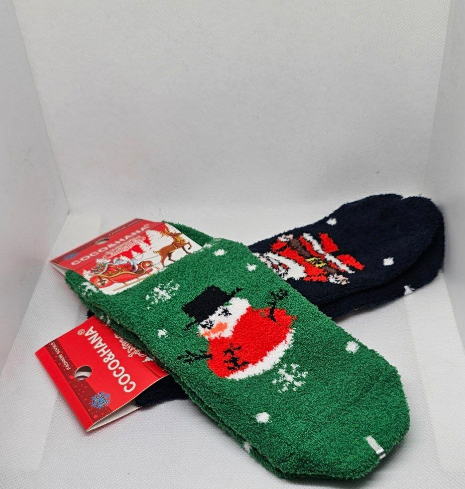 Носки "Дед Мороз и Санта", детские, для мальчиков и девочек, зима 2пора — фото 1