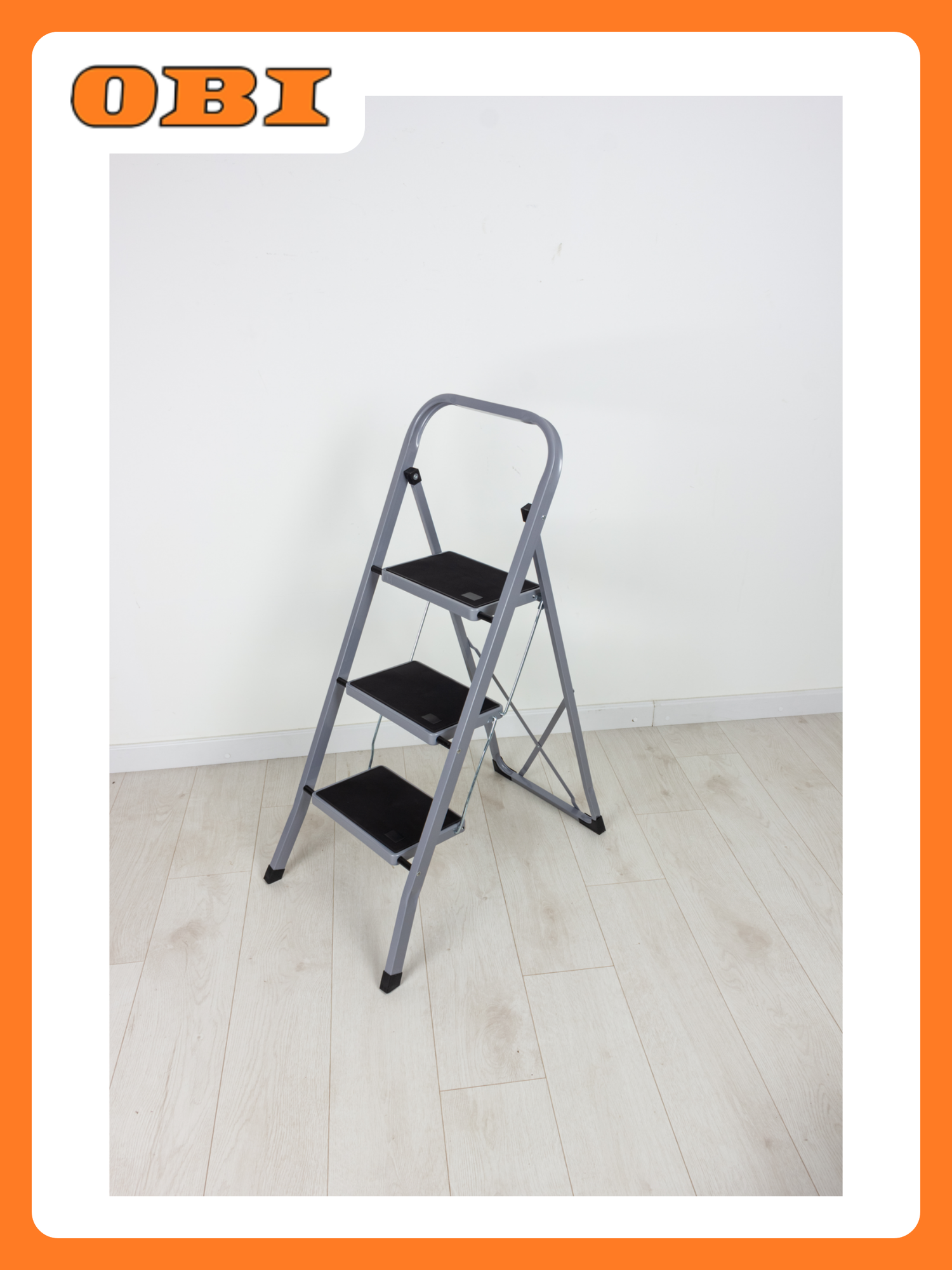 Стремянка стальная JOU HOME SLIMMY 3 ступени 71 см