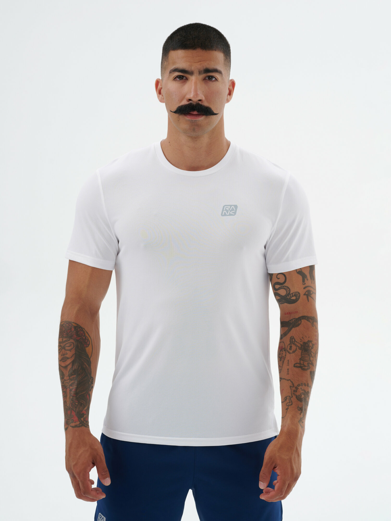 Футболка спортивная RANK Stripes RUN T-shirt 1 шт. размер XXL белый