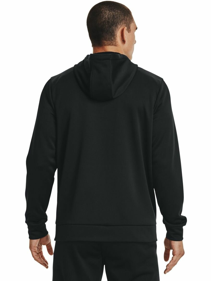 Толстовка Under Armour Armour Fleece Fz Hoodie, размер SM, , черный — фото 1