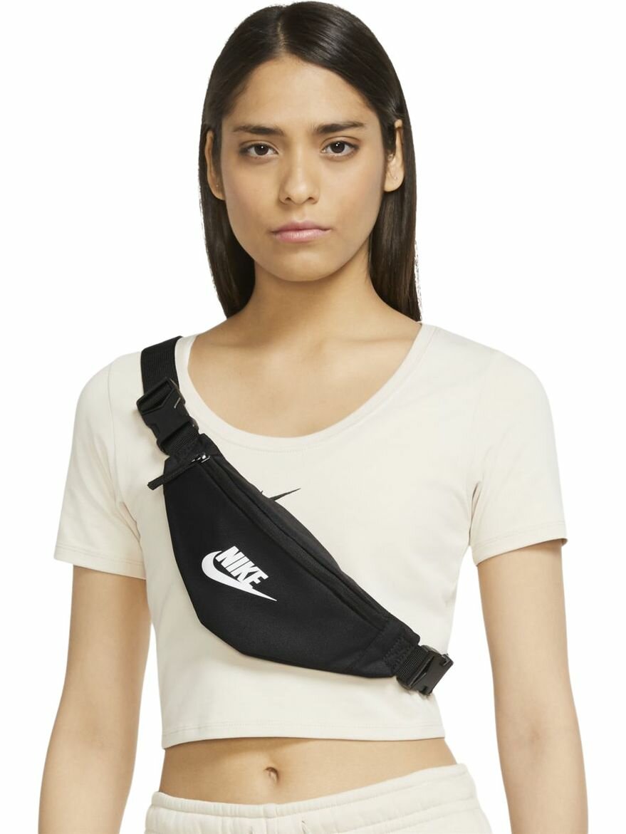 Сумка спортивная NIKE, 45х15, черный — фото 1