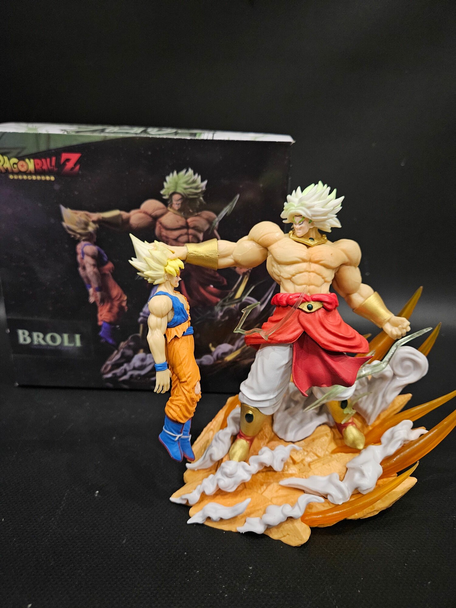 Аниме фигурка Dragon Ball Z, Broli / Броли , (VS Goku), 20см