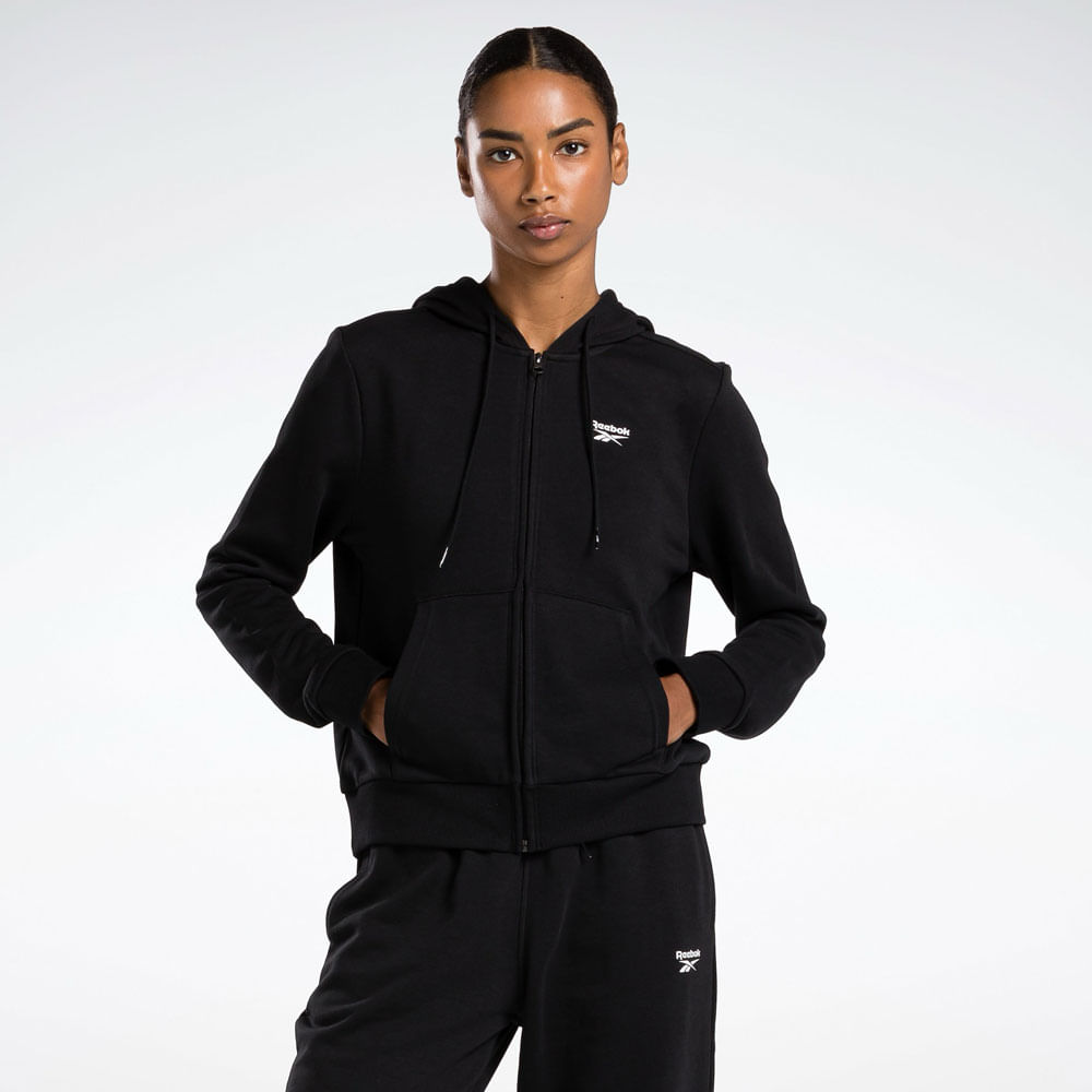 Олимпийка Reebok Identity Small Logo, размер S INT, , черный