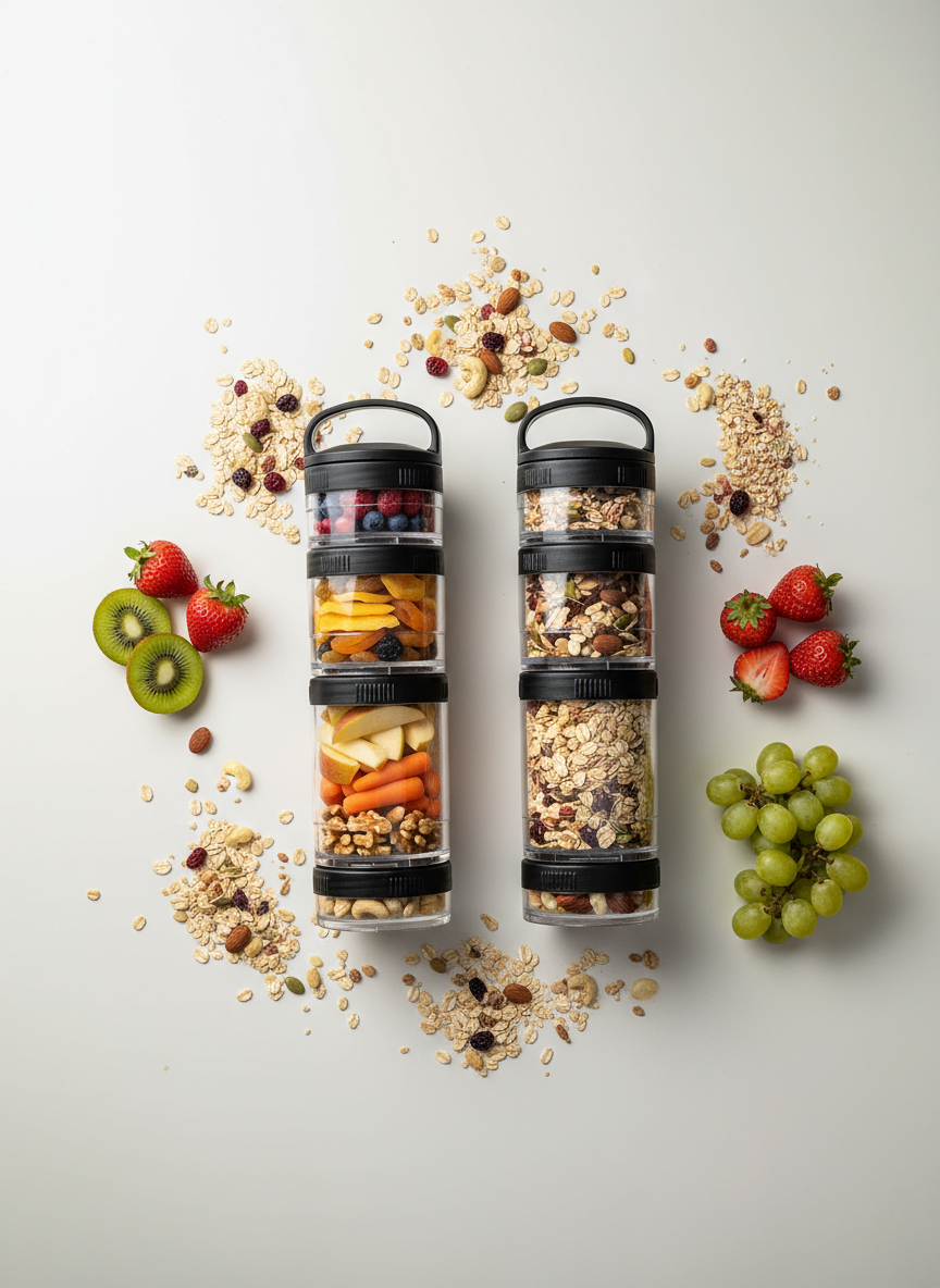 Контейнер для протеина и пищевых добавок, 4 контейнера VOTTLER — фото 1