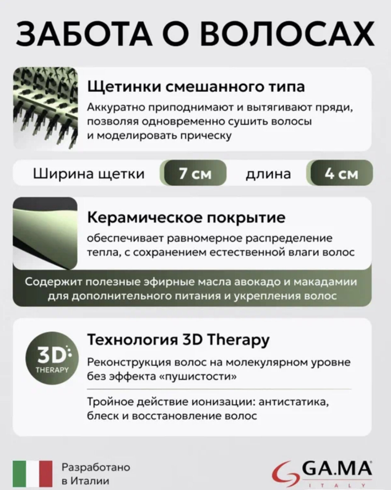 Авокадо 3D, мощность 2000 Вт, Фен, расческа для укладки волос! — фото 1