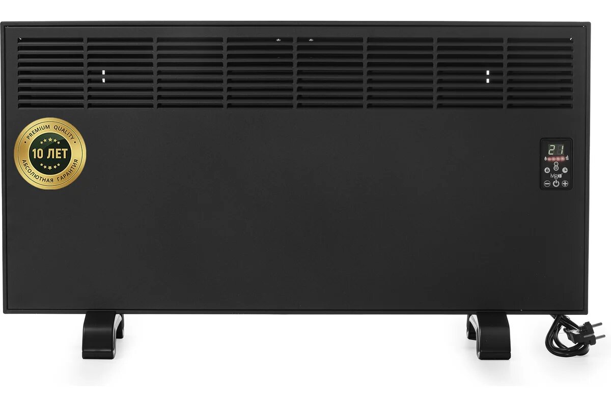 Конвектор IVIGO EPK4590E20 Черный матовый монолитный 20 м² напольный настенный