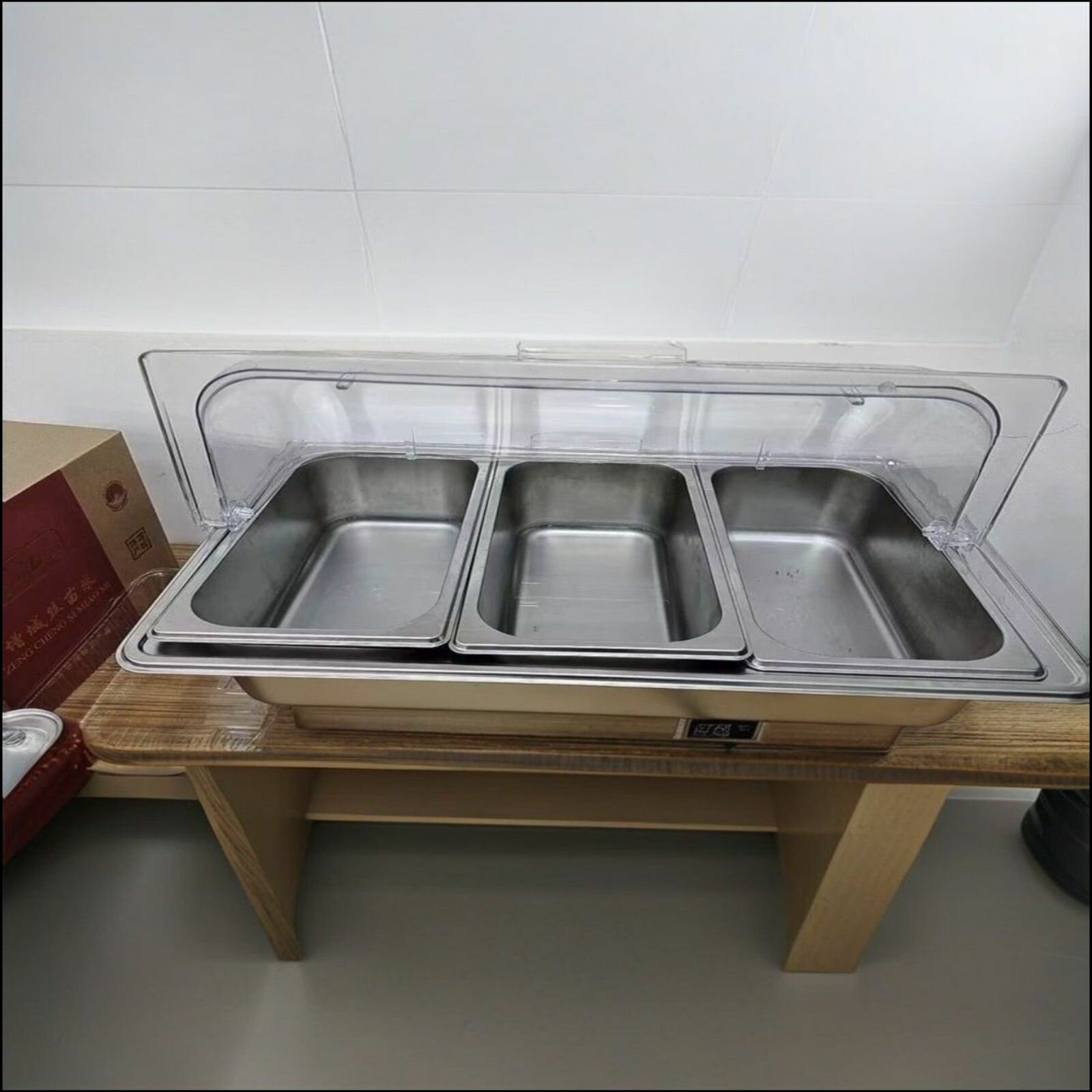 Пищевая печь с прозрачной крышкой для подогрева премиум оборудование отопительное для предприятий общепита