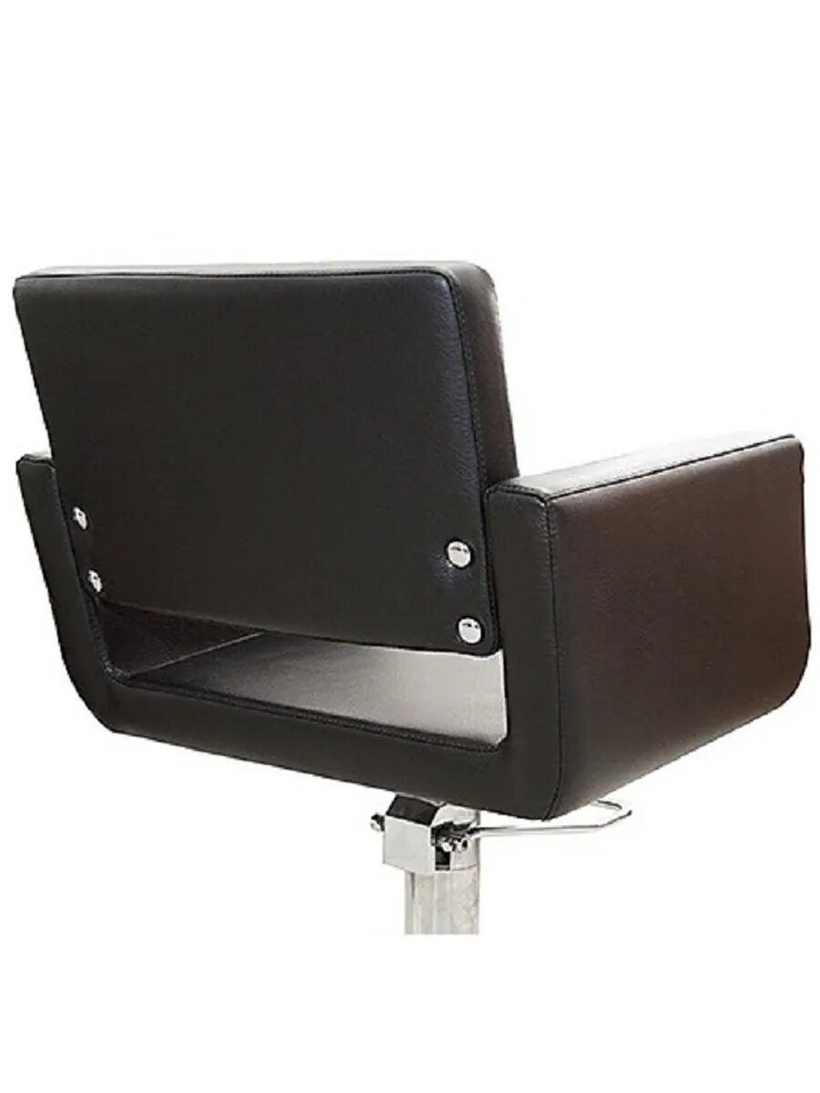 Парикмахерское кресло Бостон на черном диске — фото 1