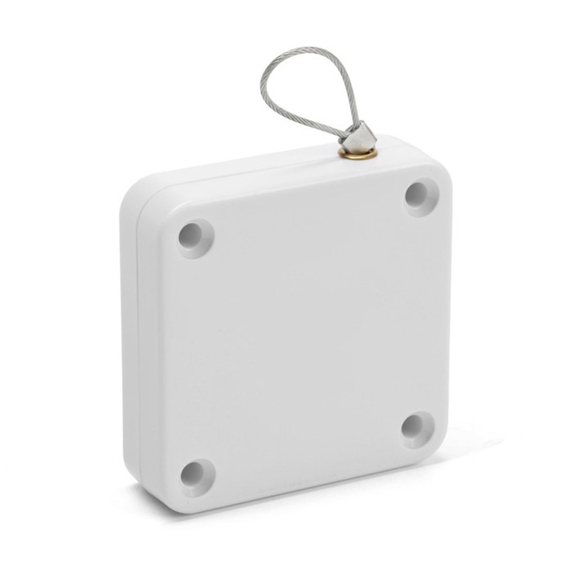 Доводчик дверной тундра до 20 кг цвет белый натяжение 500 гр длина троса 100 см