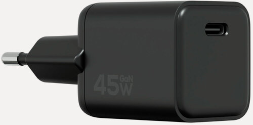 Изображение товара Сетевое з/у Magssory Nano, 45W, GaN, с функцией быстрой зарядки, черный