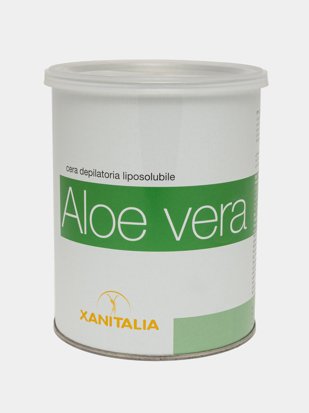 Воск для депиляции Xanitalia, в банке, 800мл, алое вера, зеленый/белый