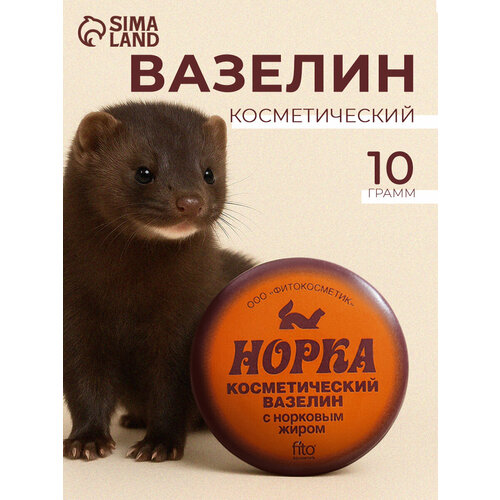 Вазелин косметический Норка с норковым жиром 10 г 318₽