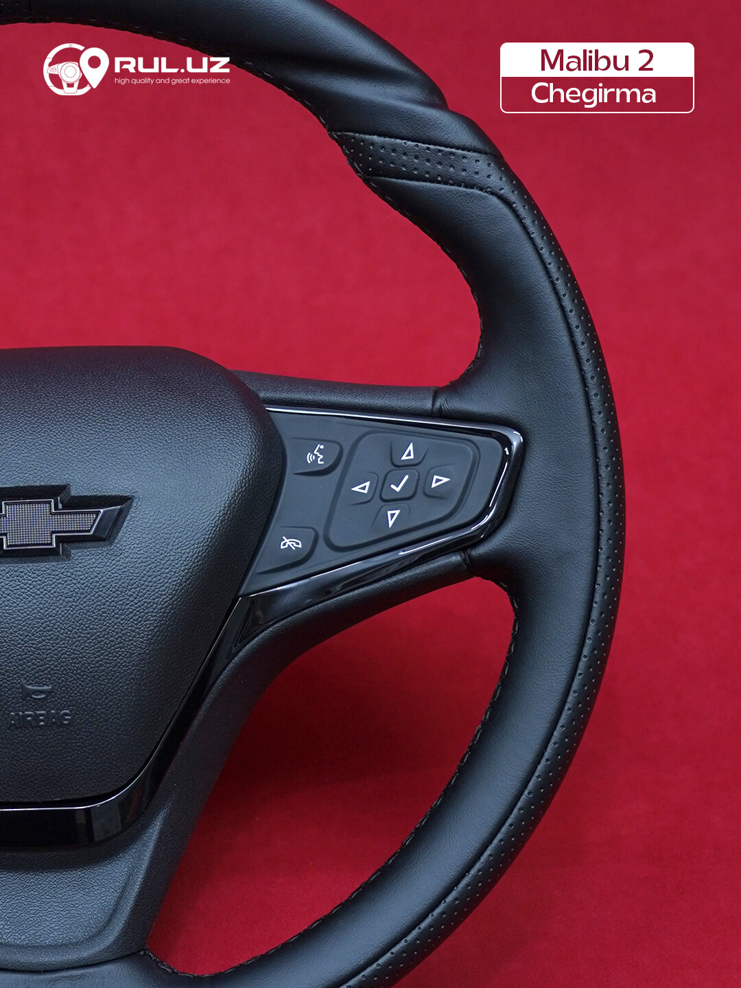 Руль Malibu 2 с кнопками Бэнтлей дизайн новое модель 2025. — фото 1
