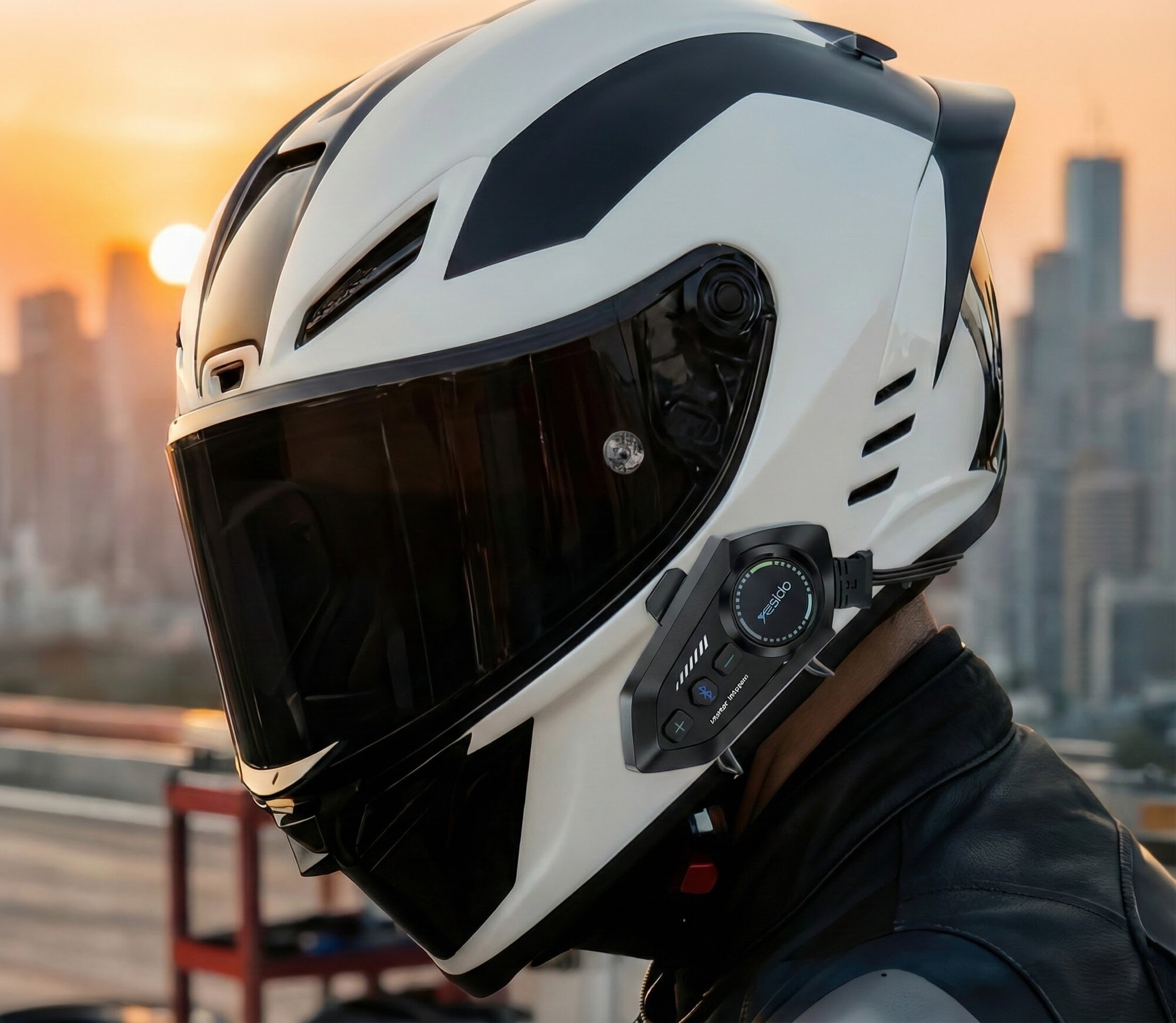 Гарнитура/Динамик Yesido VC19, для шлема, Bluetooth 5.4, IPX6 — фото 1